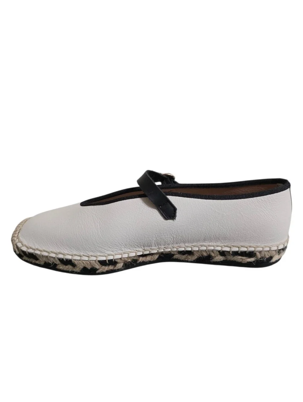 J. Crew Mary Jane Espadrilles in White Size 6